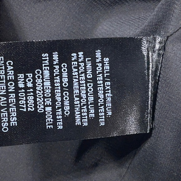 Alice + Olivia Brenna Puff Sleeve Top Women 4 Cropped Mock Neck Black Chic NWT - Picture 8 of 8